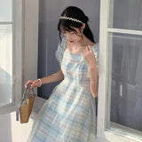 Girlary Elegant Fairy Long Dress Women Sweet Mesh Designer Print Vintage Dress Summer Korean Chiffon Evening Party Dresses Wedding