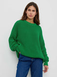 2000s fashion Women's Sweater round Neck Loose Solid Color Popular Autumn and Winter Women's Sweater