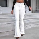 country concert outfit Jeans Women's Micro Elastic High Waist Black and White Micro Pants