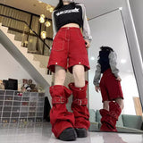 2000s fashion 2024 Street Style BF Jeans American Retro Design Sense Niche High Waist Slimming Loose Wide Leg Fried Street Trousers