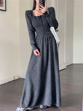 Girlary Stylish Slim Sweaters Women OL Sweet Knitted Maxi Skirts Winter Suits Elegant Hot Sale Office Lady New High Street Sets