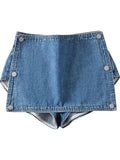 Girlary Summer Sexy Spicy Girl High Waisted Lift Buttocks Denim Shorts Women's Europe/America Fashion Slim Casual Shorts