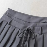 Girlary Y2K Bow Mini Skirts Women Harajuku Korean Black Sexy Pleated Short Skirt Summer Preppy Kawaii Pink High Waist A Line Skirt New