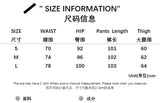 Girlary Women Y2K Print Streetwear Gothic Baggy   Jeans Autumn Low Waist Long Trousers Casual Denim Pants Simple Female Buttons Bottoms