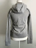 Girlary Grey Lamb Wool Double Zipper Hoodies Women's Clothes Slim Waist Hooded Vintage Y2k Coats Ropa Mujer Casual Fashion Sweatshirts