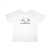 Girlary Y2k Oversized T-shirt Women Summer Coquette Short Sleeve Letter Print Sexy White Off Shoulder Tees Tops Kpop 2024 New