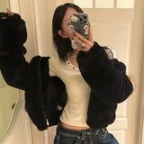 Girlary Streetwear Slim T Shirt Women Clothes Long Sleeve Korean Fashion Tees Female Clothing 2000s Clothes Y2k T-shirt Tops