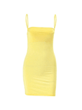 Girlary Y2K Bodycon Slip Mini Dress